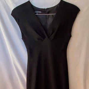 Jones Wear Black Mid-Calf Dress